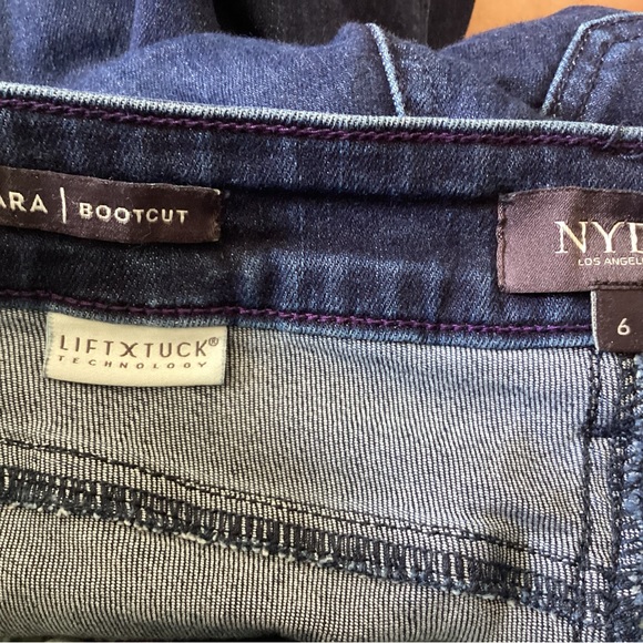 NYDJ Barbara Bootcut Dark Wash Jeans Women’s Stretch Size 6 excellent condition - Picture 5 of 8